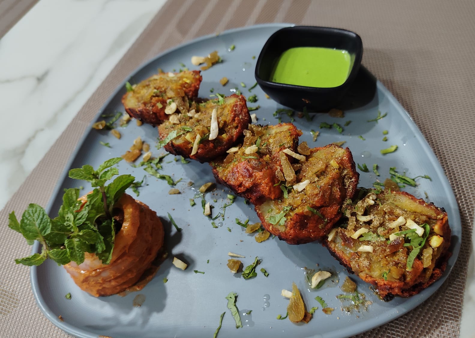 Tandoori Stuffed Potatoes